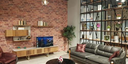 Create a classic brick wall with the 3d decorative wall panels from EPS fast and easy