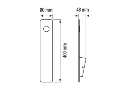 LED тяло с индиректна светлина, 5W, 2700K за стена бяла LED тяло с индиректна светлина, 5W, 2700K за стена бяла