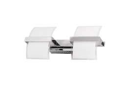 LED осв. тяло 2х5W, 4200K, IP20  за стена хром