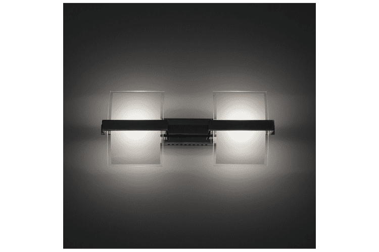 LED осв. тяло 2х5W, 4200K, IP20  за стена хром