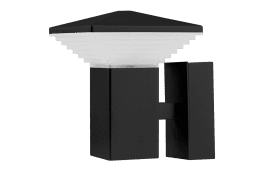 LED фасадно осв. тяло, 6W, 2700K, IP65, куб  за стена графит