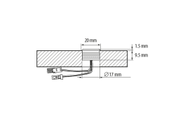 Тъч димиращ ключ  12V DC  60W