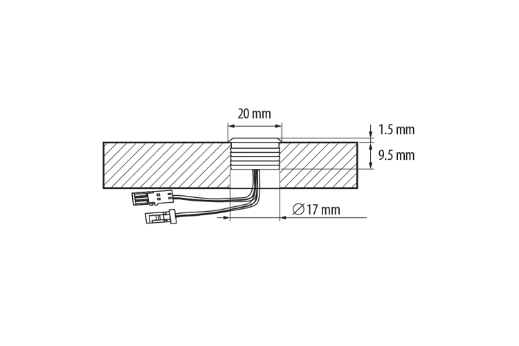 Тъч димиращ ключ  12V DC  60W