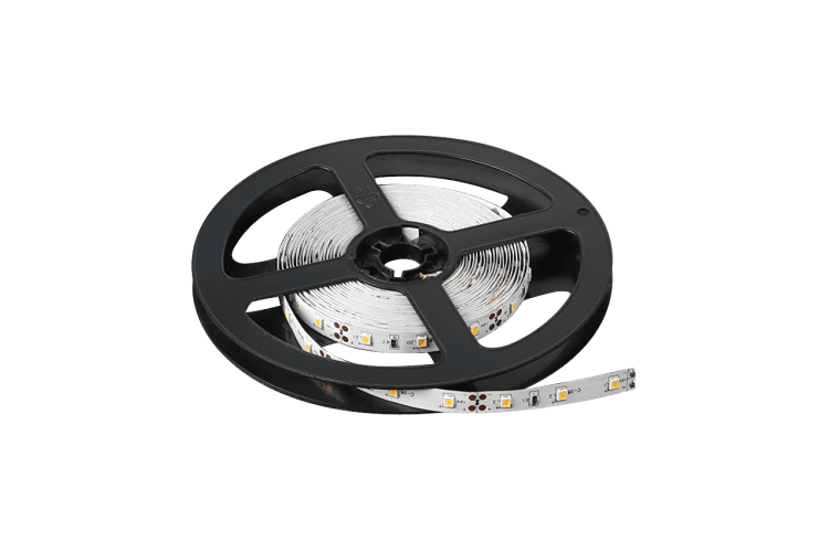 LED лента бяла 5м  12V DC 120° 4.8W/m White SMD 2835