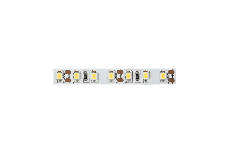 LED лента топло бяла 5м  12V DC 120° 4.8W/m Warm White SMD 2835
