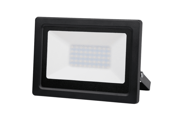 LED SLIM прожектор студена IP65  220V-240V AC 120° 30W 6000K SMD 2835