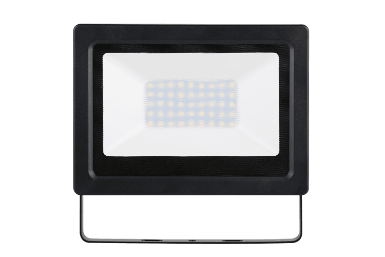 LED SLIM прожектор студена IP65  220V-240V AC 120° 30W 6000K SMD 2835