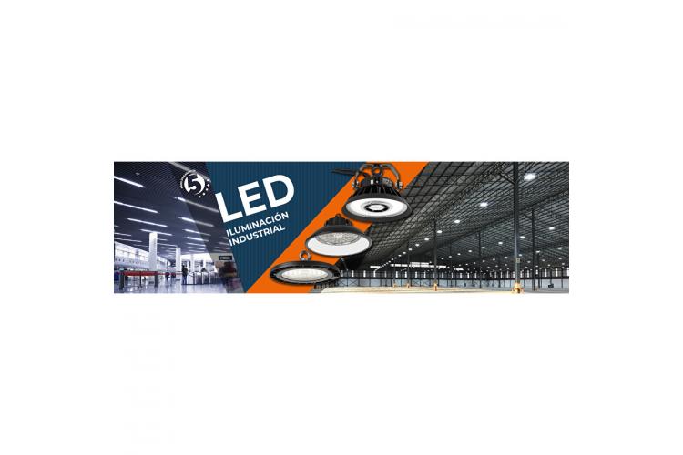 LED индустриално осв. тяло IP54  220V-240V AC 90° 150W 5000K SMD 3030