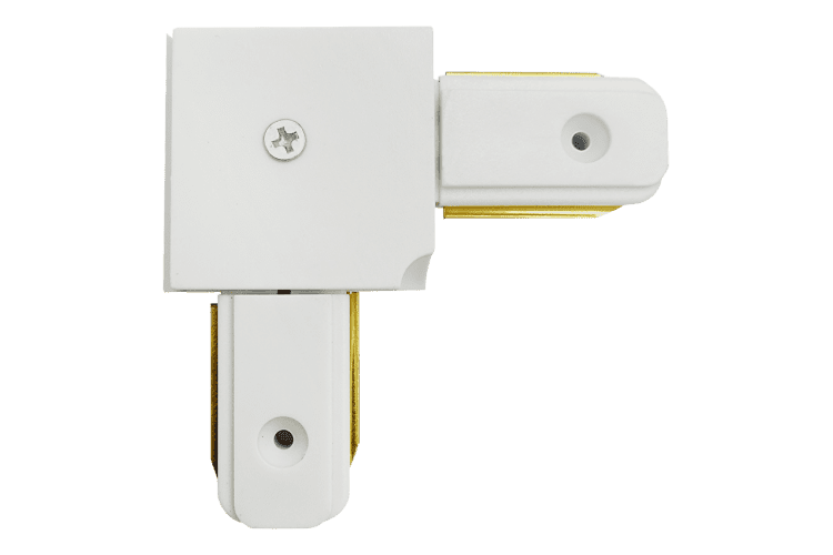 Ъглов конектор, 2 пина, бял  220V-240V AC  1000W