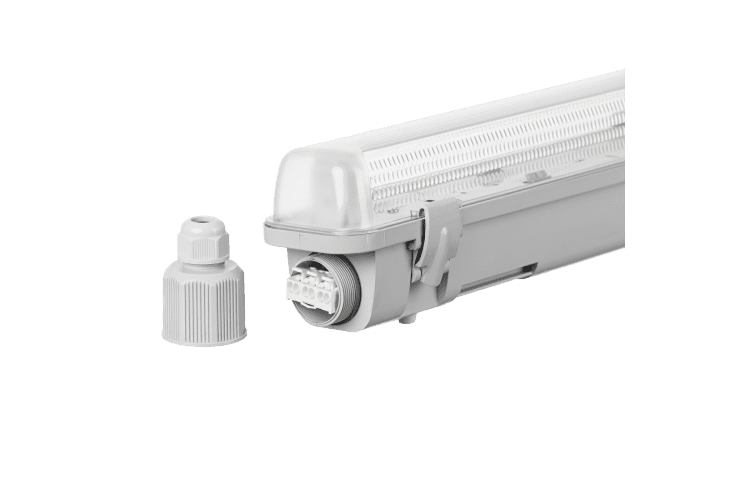 Водоустойчиво осв. тяло за LED тръби 1xТ8 0.6м G13 220V-240V AC 1x18W max Водоустойчиво осв. тяло за LED тръби 1xТ8 0.6м G13 220V-240V AC 1x18W max