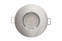 LED луна за вграждане топла , сатиниран никел  220V-240V AC 120° 6.5W 2700K SMD 2835