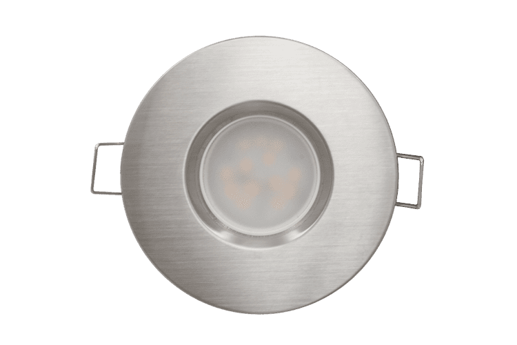 LED луна за вграждане топла , сатиниран никел  220V-240V AC 120° 6.5W 2700K SMD 2835